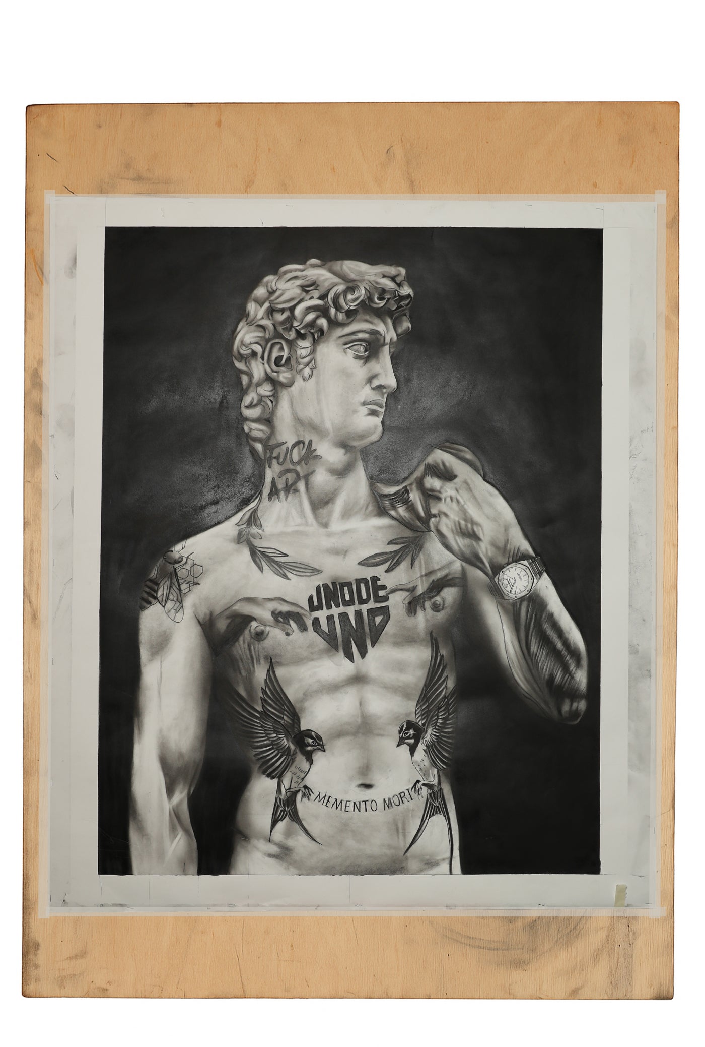 Obra original "Memento Mori" de Marcos Puhinguer