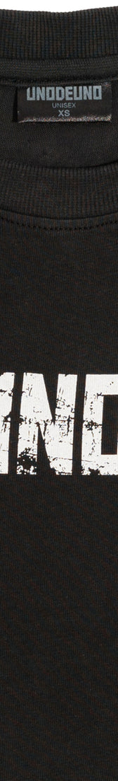 Anthracite Cotton Crop Top T-Shirt UNO