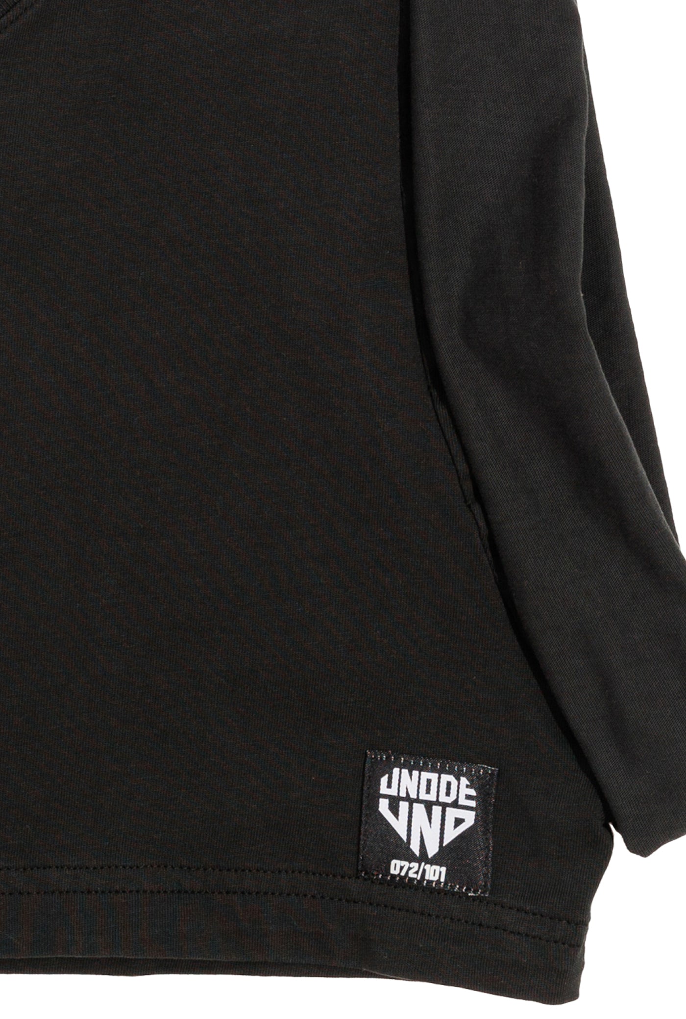 Anthracite Cotton Crop Top T-Shirt UNO