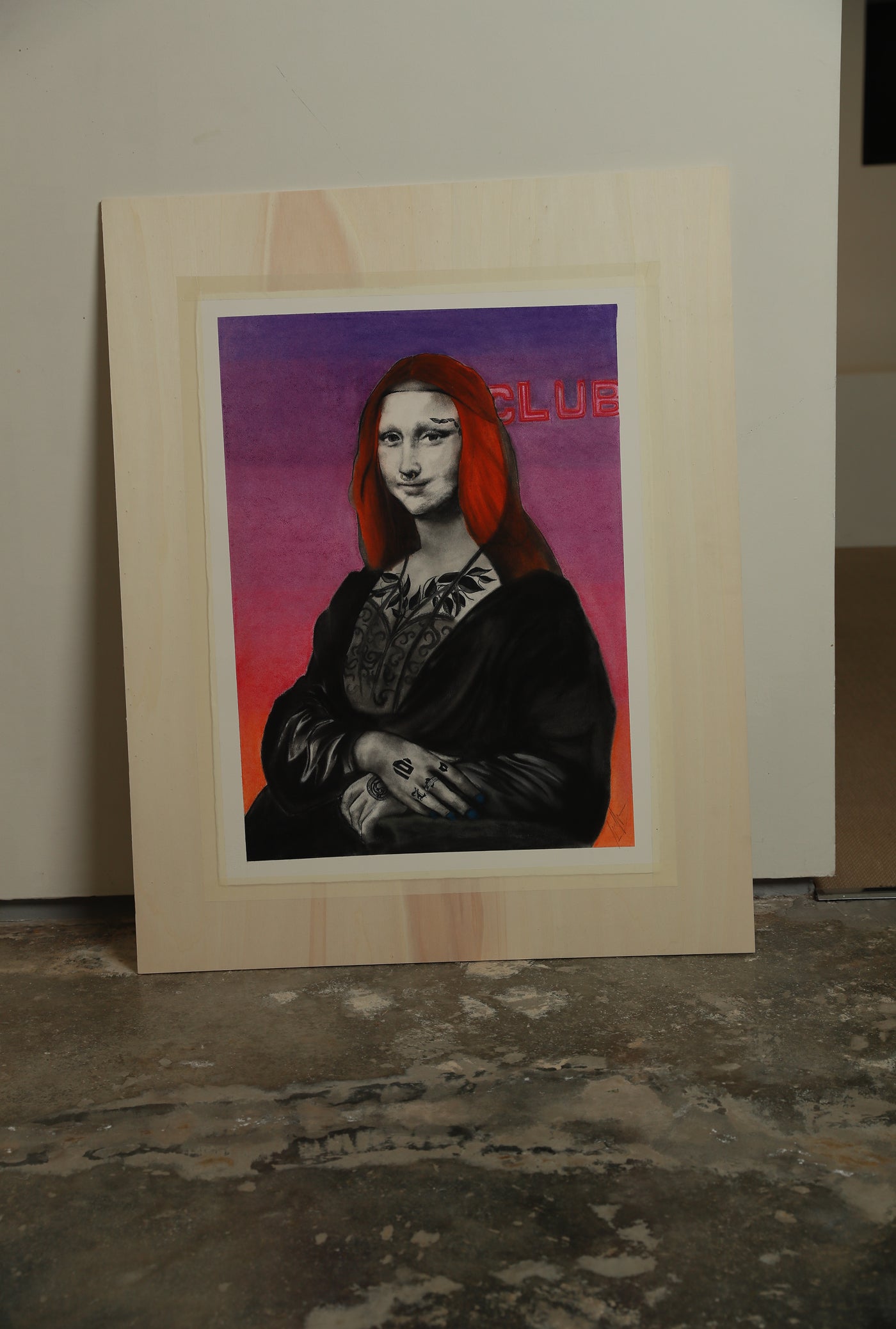 Obra original "Daughter of the experience" de Néstor Reinaldo