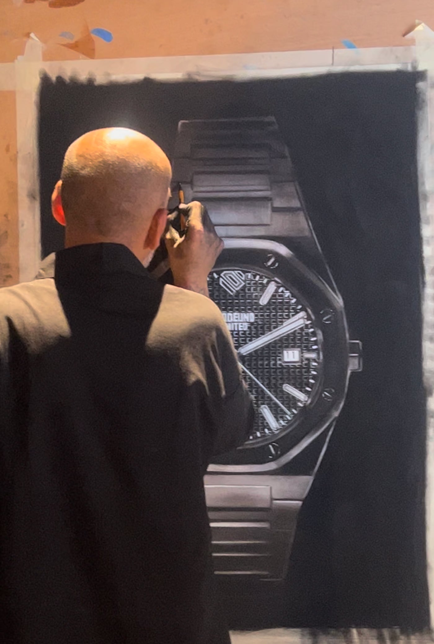 Obra original "Vero Nero" de Marcos Puhinguer