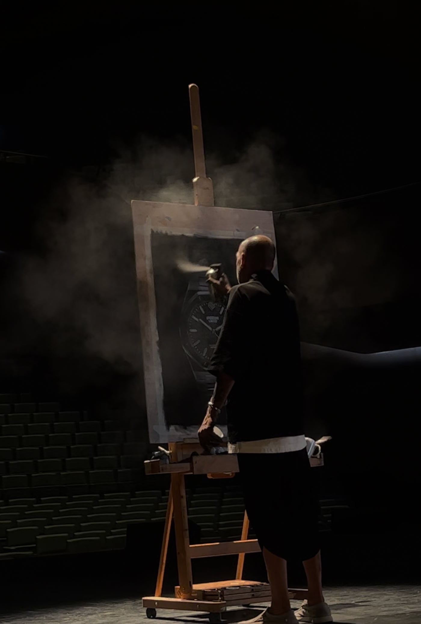 Obra original "Vero Nero" de Marcos Puhinguer