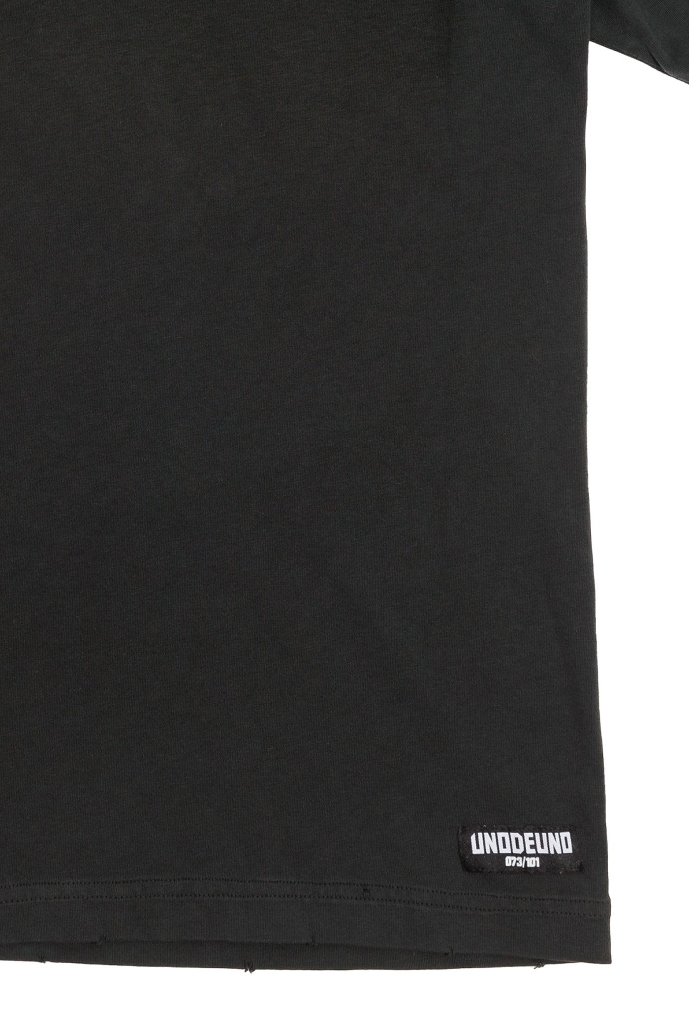 Anthracite Cotton White Printed Oversize T-Shirt
