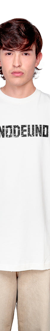 Off-white Cotton Black Printed Oversize T-Shirt