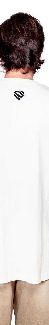 Off-white Cotton Black Printed Oversize T-Shirt