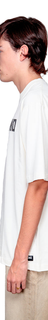 Off-white Cotton Black Printed Oversize T-Shirt