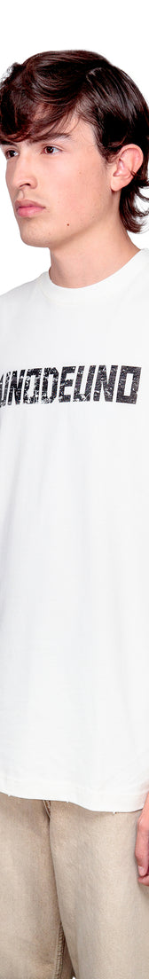 Off-white Cotton Black Printed Oversize T-Shirt