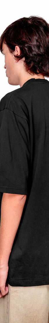 Anthracite Cotton Oversize T-Shirt