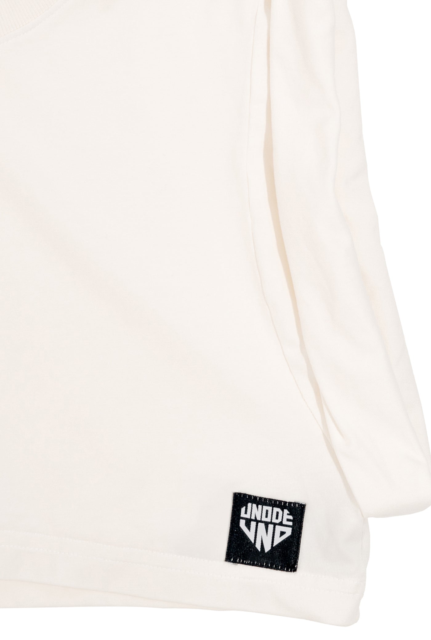 Off-white Cotton Top Crop T-Shirt
