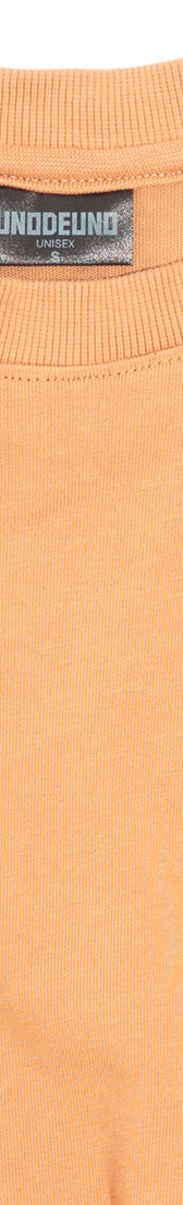 Camel Cotton Top Crop T-Shirt