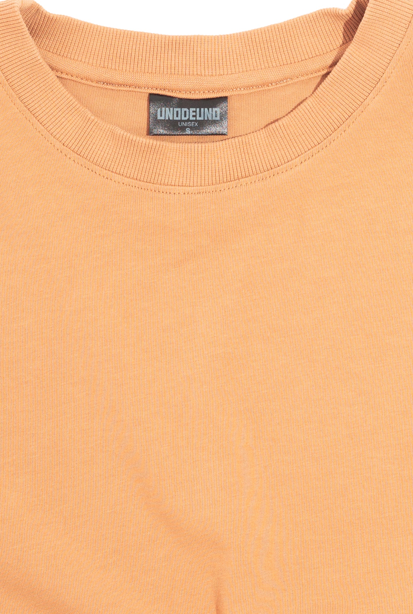Camel Cotton Top Crop T-Shirt